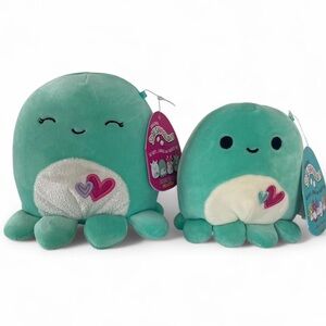 Kellytoy‎ Teal Plush Octopus Pair